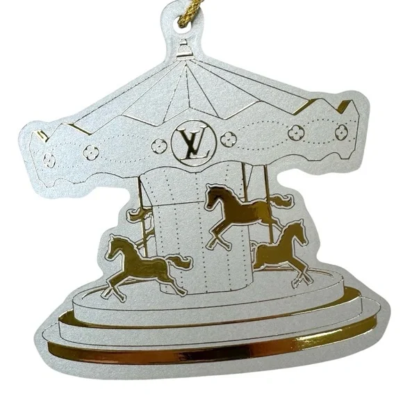 💛Authentic Louis Vuitton Carousel Christmas Ornament